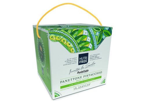 Nutrifree Panettone Pistacchio senza glutine con crema la pistacchio 540 grammi