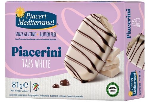 Piaceri Mediterranei piacerini tabs white senza glutine 81 grammi