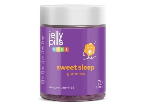 Jelly Pills Kids Sweet Sleep gummies integratore per il riposo notturno 70 caramelle