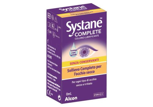 Systane Complete collirio lubrificante per occhio secco e irritato 10ml
