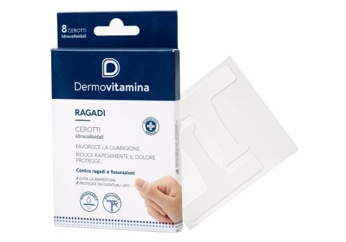 Dermovitamina Ragadi cerotti idrocolloidali per la guarigione di ragadi e fissurazioni 8 pezzi