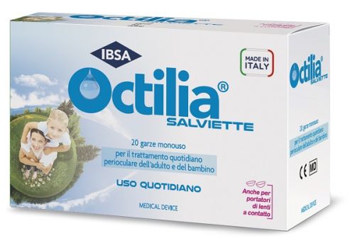 Ibsa Octilia salviette perioculari uso quotidiano 20 garze monouso