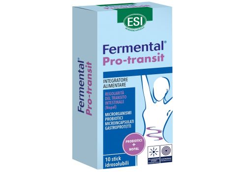 Esi Fermental Pro-transit integratore per la regolarità del transito intestinale 10 stick idrosolubili