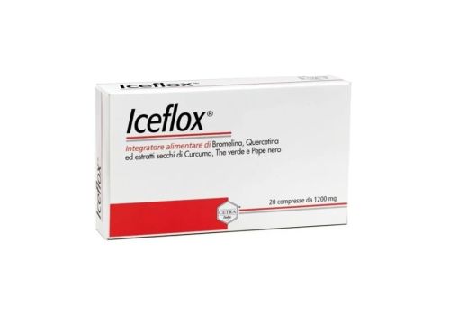Iceflox Plus integratore per il drenaggio dei liquidi corporei 20 compresse