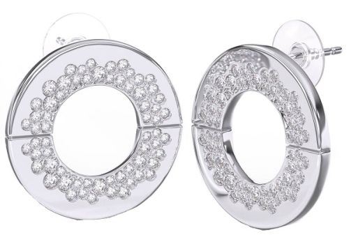 Biojoux thalindra orecchini in acciaio medicale stainless steel