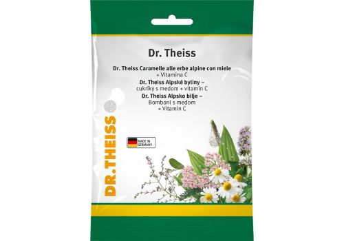 Dr.Theiss caramelle alle erbe alpine con miele e vitamina c 26 pezzi 75 grammi
