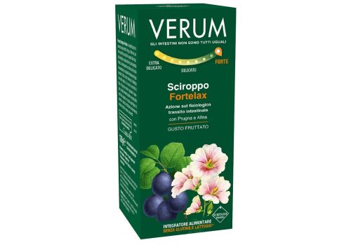 Verum Fortelax integratore per la regolarità intestinale sciroppo 126 grammi