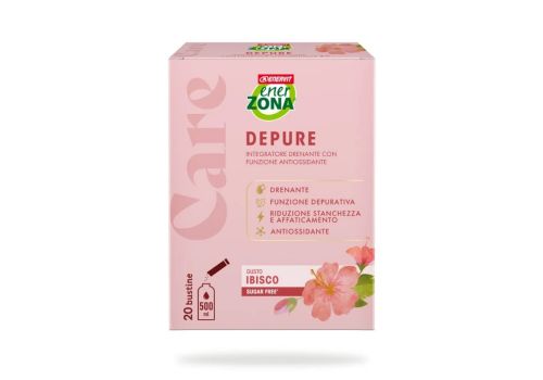 Enerzona Care Depure integratore per depurazione e drenaggio 20 bustine