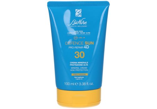 Bionike defence sun pro repair 4d spf 30 crema solare minerale protezione alta 100ml