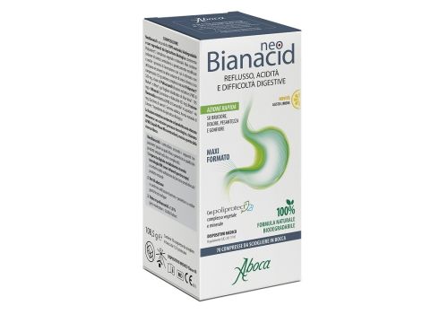 Neobianacid reflusso e difficoltà digestive azione rapida gusto limone 70 compresse orosolubili