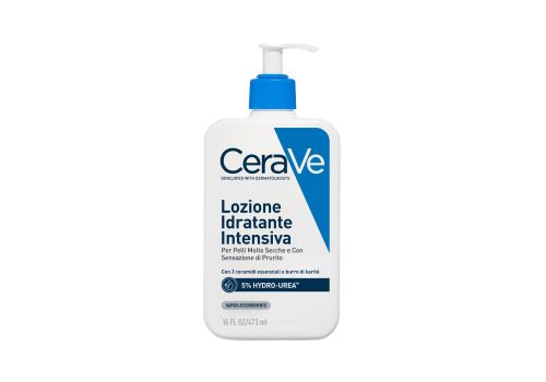 CeraVe lozione idratante intensiva per pelli secche e molto secche con sensazione di prurito 473ml