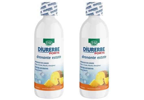 Esi diurerbe forte integratore drenante estate ananas bipack 500ml + 500ml | offerta speciale