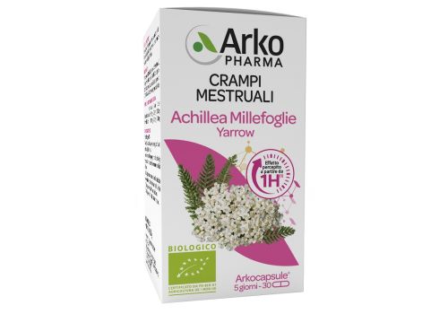 Arko Pharma Achillea Millefoglie integratore per contrastare i crampi mestruali 30 capsule