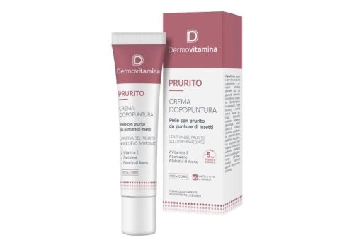 Dermovitamina Prurito crema dopopuntura lenitiva sollievo immediato 15ml
