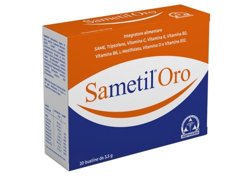 Sametil Oro integratore per il tono dell'umore 20 bustine orosolubili