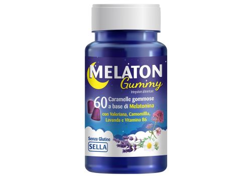 Melaton Gummy integratore per il riposo notturno 60 caramelle gommose