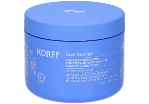 Korff Sun Secret balsamo viso corpo doposole 400ml