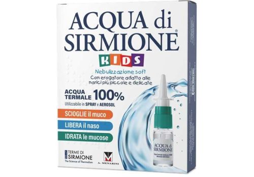 Acqua di Sirmione Kids nebulizzazione soft per la pulizia delle cavità nasali 6 x 15ml