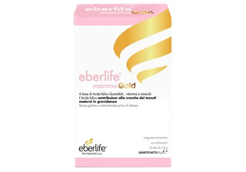 Eberlife Mamma Gold integratore per la donna in gravidanza e allattamento 30 stick orosolubili