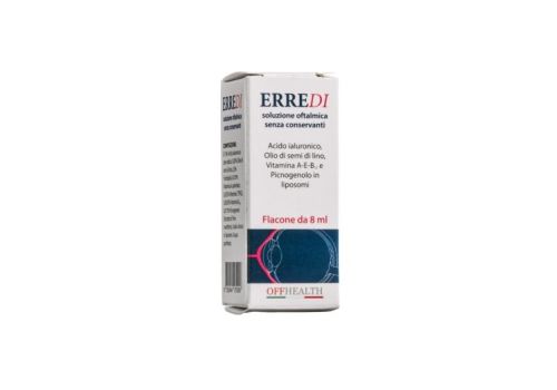 Erredi soluzione oftalmica lubrificante e idratante 8ml