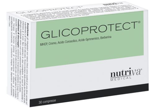 Glicoprotect integratore per il controllo del peso e transito intestinale 30 compresse