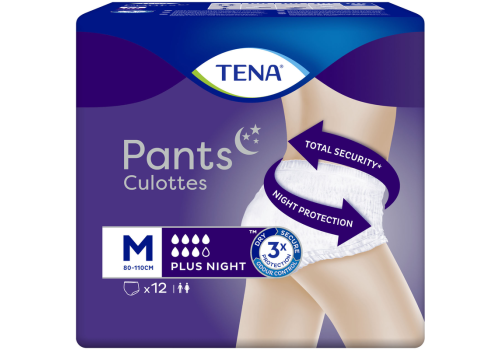 Tena Pants Plus Night assorbenti taglia m 12 pezzi