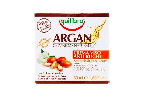 Equilibra argan crema viso antirughe 50ml