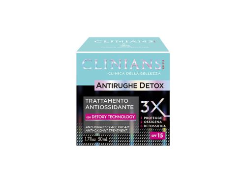 Clinians Crema Antirughe Detox SPF15 50ml