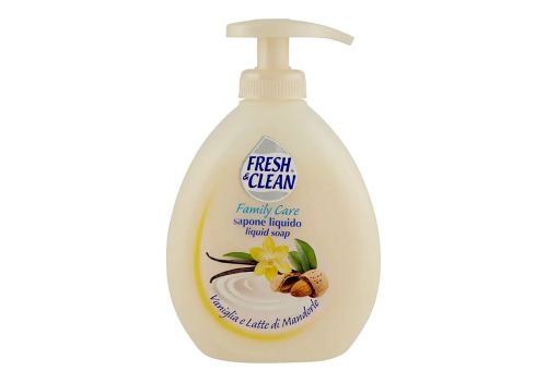 Fresh & Clean family care sapone liquido vaniglia e latte di mandorle per tutta la famiglia 300ml