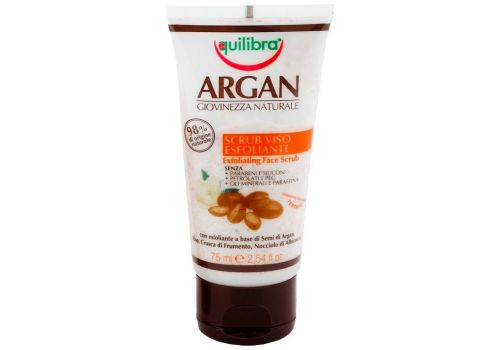 Equilibra argan scrub viso azione esfoliante 75ml