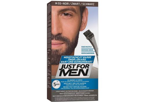 Just for Man gel colorante per barba e baffi 55 nero