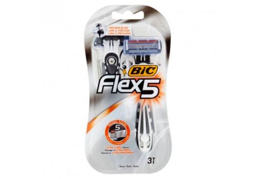 Bic Flex 5 rasoio usa e getta a 5 lame 3 pezzi