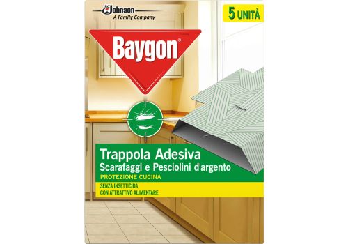 Baygon trappola scarafaggi protezione cucina 5 pezzi