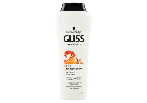 Gliss Hair Repair nutrimento e forza shampoo e balsamo 2 in 1 ristrutturante e rinforzante 250ml