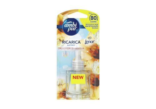 Ambi Pur ricarica elettrica liquida profumo oro e fiori di vaniglia 20ml