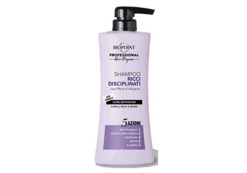 Biopoint shampoo ricci disciplinati definizione e controllo crespo 400ml
