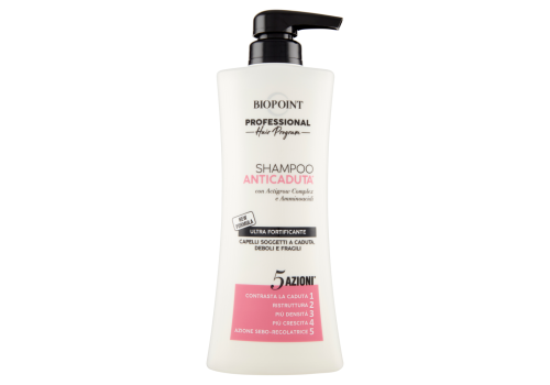 Biopoint shampoo anticaduta donna per capelli deboli e fini 400ml