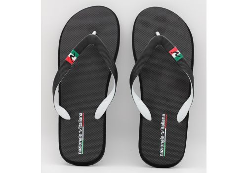 Nazionale italiana Infradito Black 40 uomo