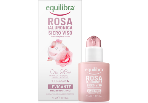 Equilibra Rosa Ialuronica siero viso ad azione levigante 30ml