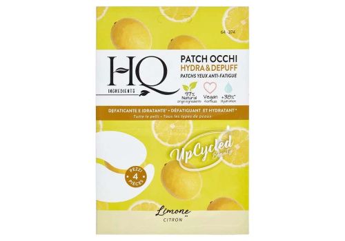 HQ Hydra & Depuff patch occhi al imone defatiganti e idratanti 4 pezzi