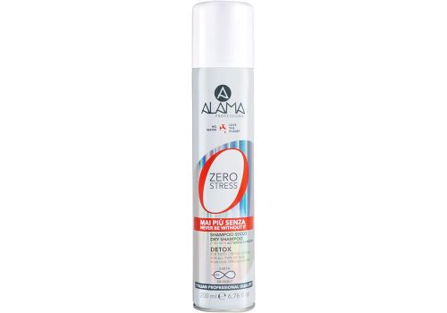 Alama Zero Stress shampoo secco detox effetto pulizia immediata tutti i capelli 200ml