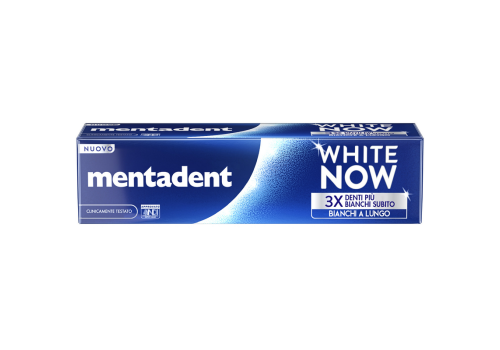 Mentadent White Now dentifricio triplo pack original sbiancante 3x75ml