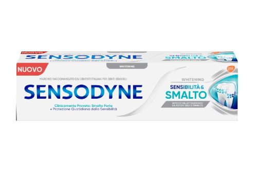 Sensodyne Whitening Sensibilità & Smalto dentifricio sbiancante 75ml