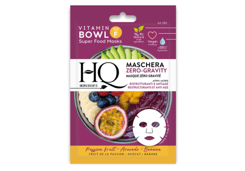 HQ  bowl zero gravity maschera tessuto azione liftante 15ml