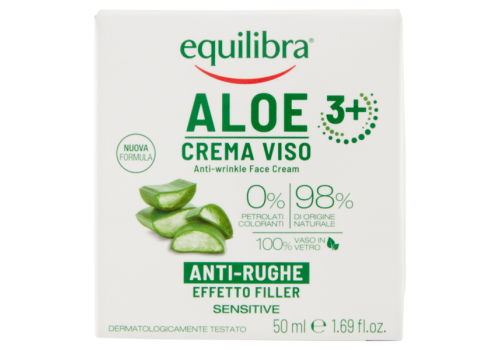 Equilibra aloe 3+ crema viso antirughe effetto filler 50ml