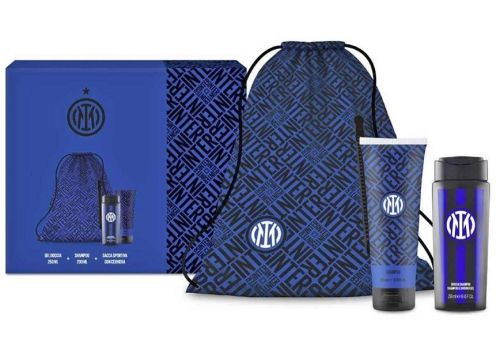 Inter set regalo con gel doccia + shampoo