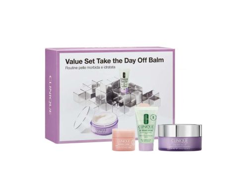 Clinique take the day off cofanetto per pelle morbida e idratata 3 pezzi