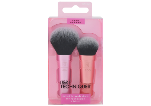 Real techniques mini pennelli blush e fondotinta viso