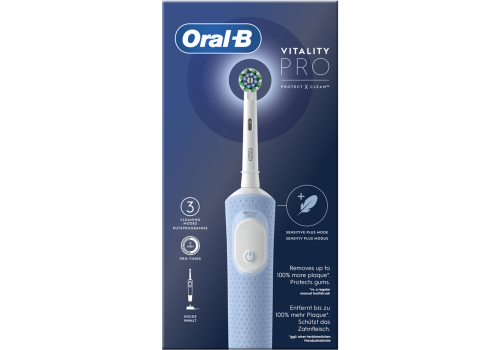Oral-B vitality pro blue spazzolino elettrico pulizia profonda