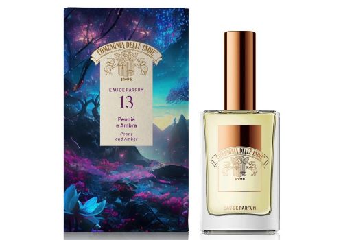 Compagnia delle Indie 13 peonia e ambra eau de parfum donna natural spray 75ml